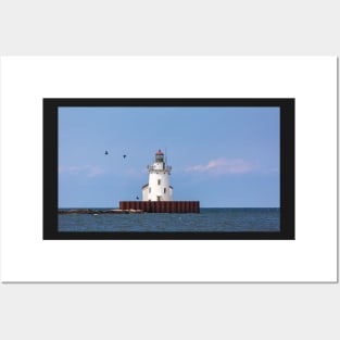 Cleveland Harbor West Pierhead Lighthouse Posters and Art